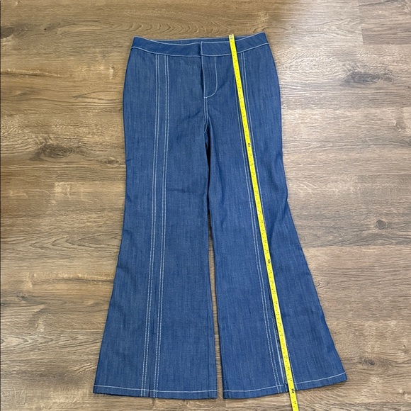 Alexis Claremont Denim Slit-Front Pants Size XS - Picture 1 of 7